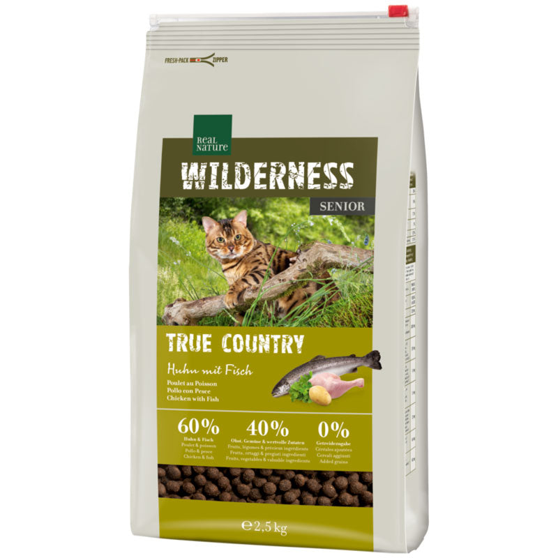 Senior Wilderness True Country kylling & fisk 2,5 kg