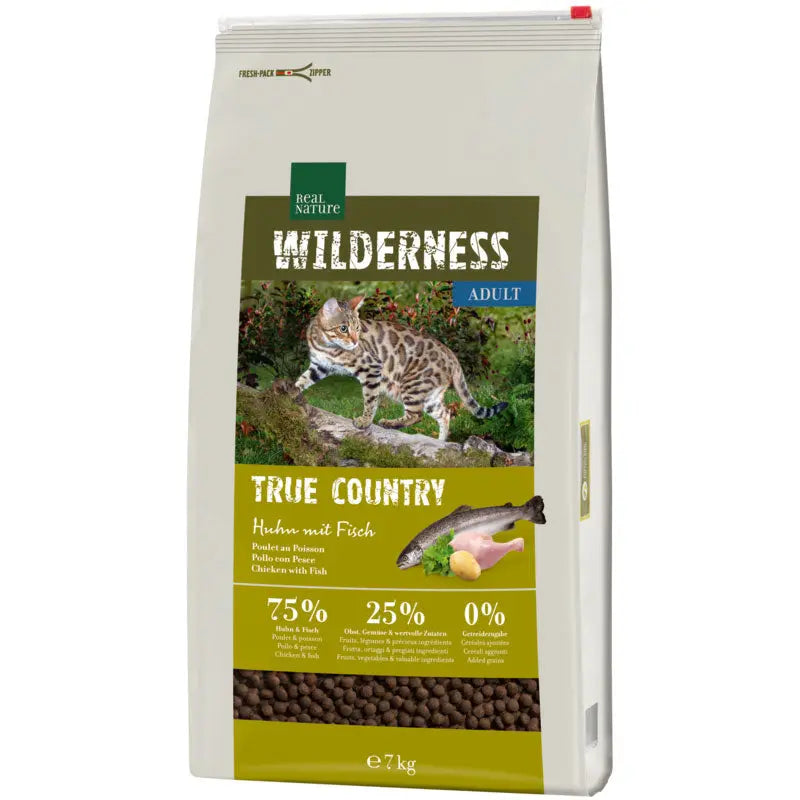 Adult Wilderness True Country kylling & fisk 7 kg - Maxi Zoo Danmark