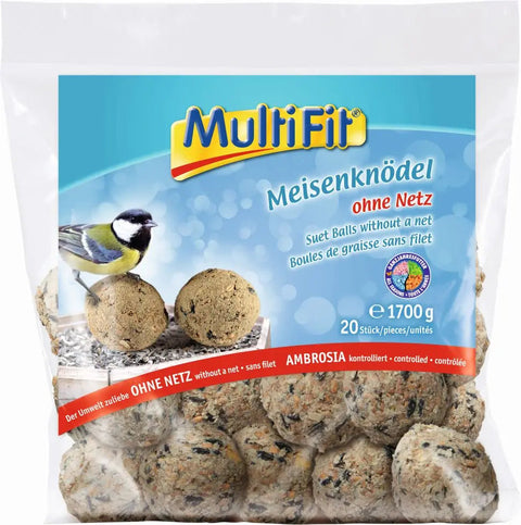 Mejsebolde uden net 1700 g