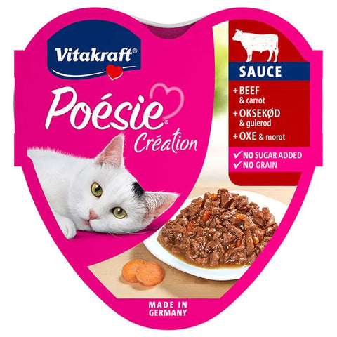 Adult Poésie Création sauce, alu-bakke oksekød & gulerod 85 g