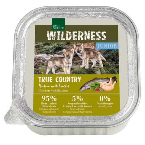 Junior Wilderness True Country kylling & laks 100 g