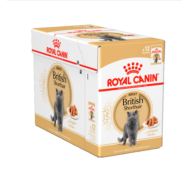 Adult Paté, menuboks pouch British Shorthair 12x85 g