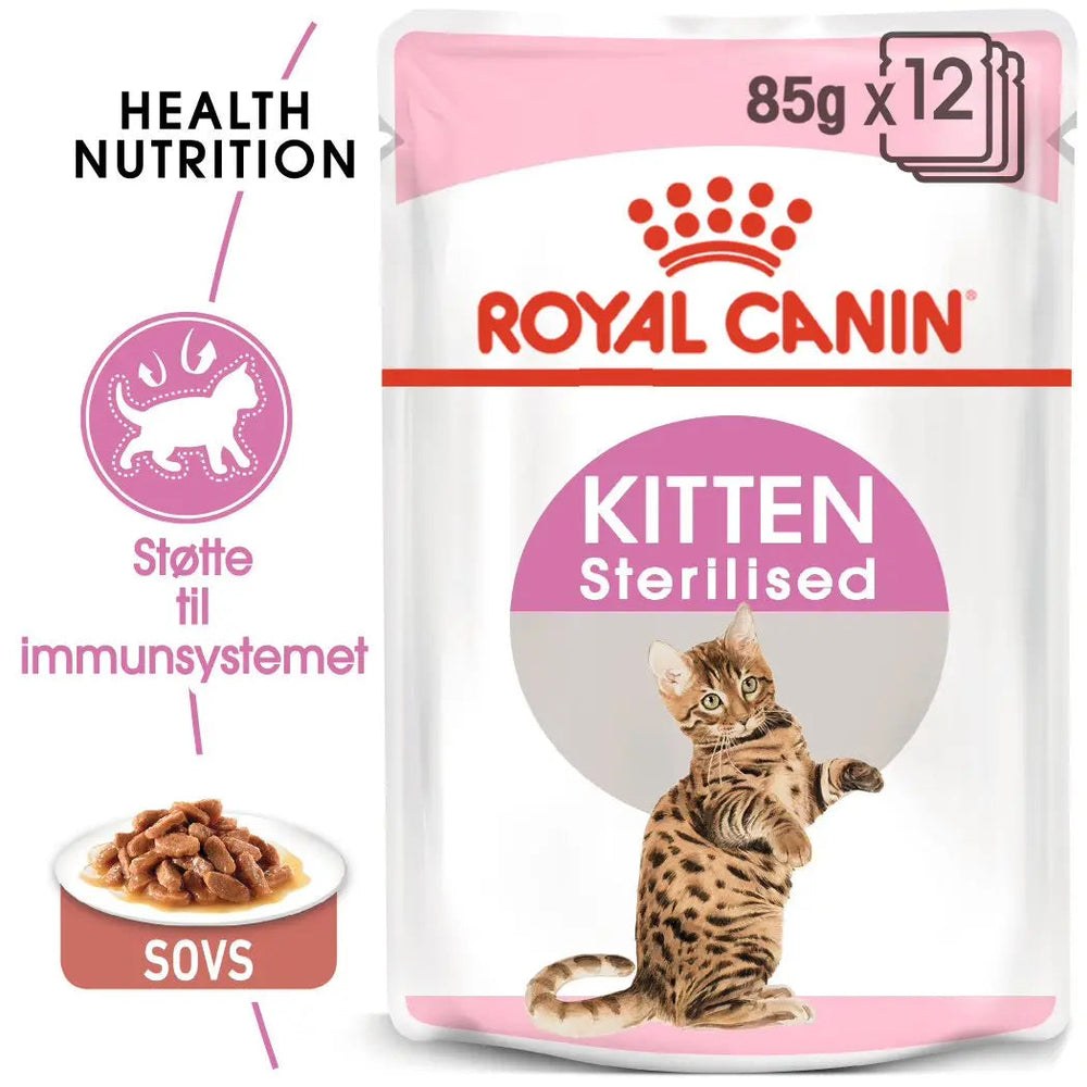 Kitten Gravy menuboks pouch sterilised 12 x 85 g