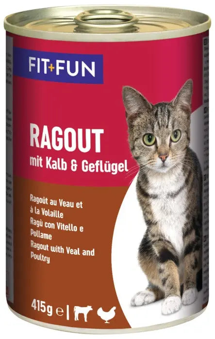 Adult ragout, dåse kalv og kylling 415 g