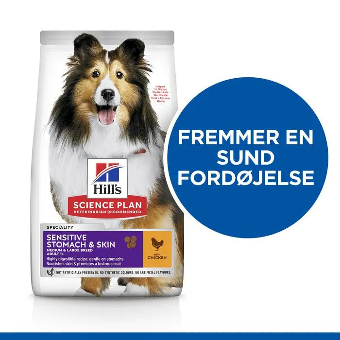 Adult Sensitive Stomach & Skin Medium 14 kg