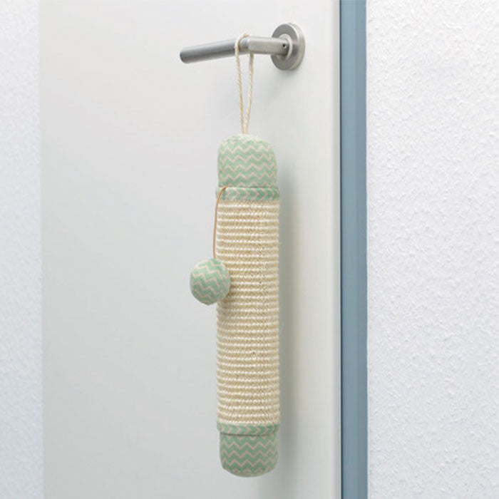 Kradserulle Ivory38 x ø7 cm ass pink/grøn
