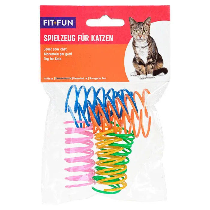 Kattelegetøj Fjeder flerefarvet