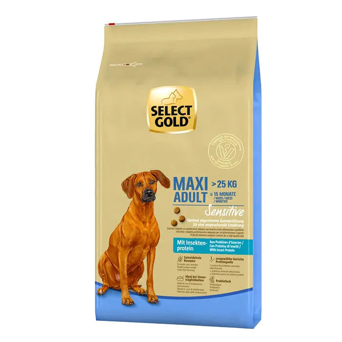 Adult Ekstra Sensitive Maxi Insekt 12 kg.