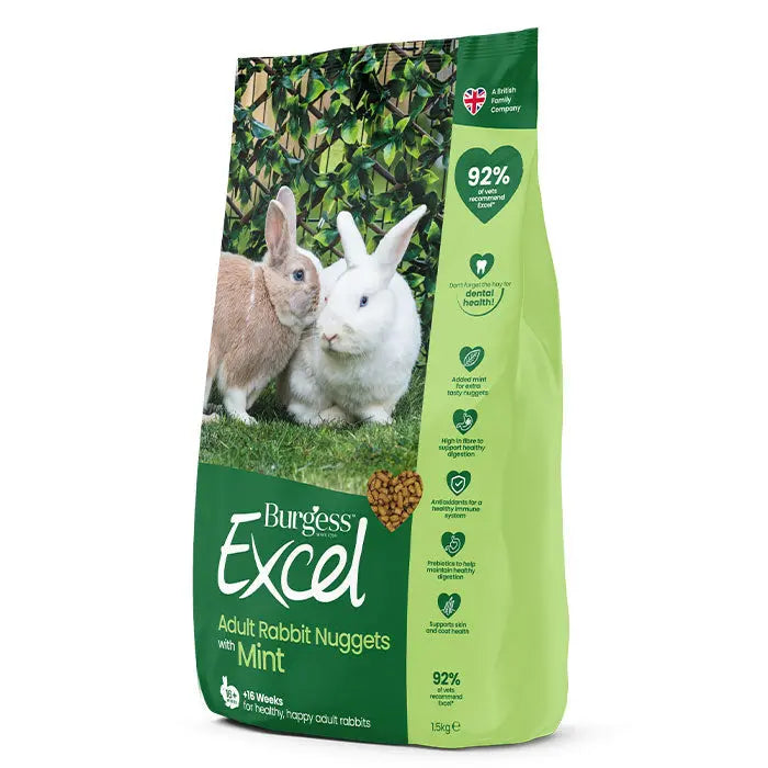 Excel kanin adult mint 1,5 kg
