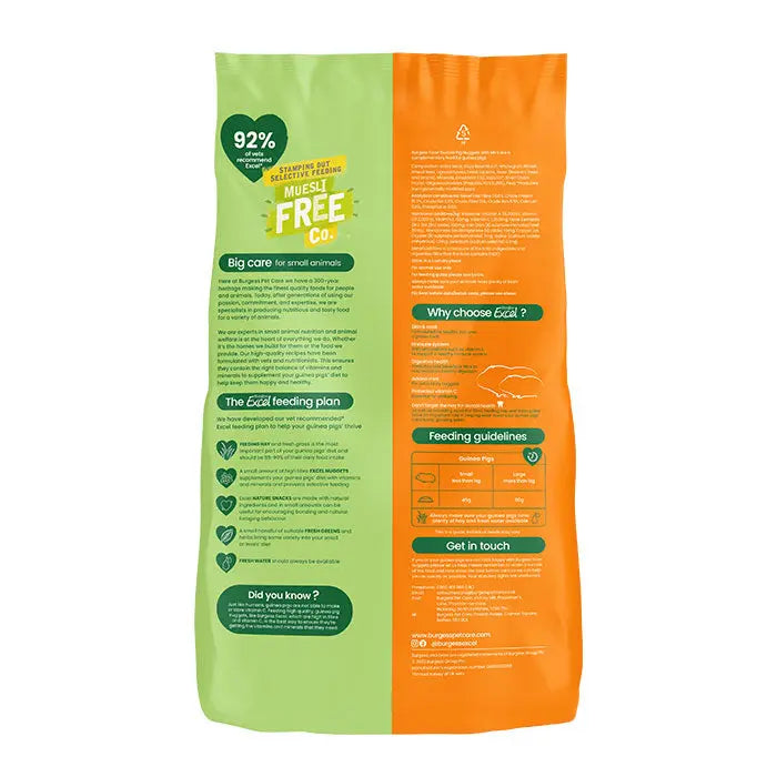 Excel marsvin mint 3 kg