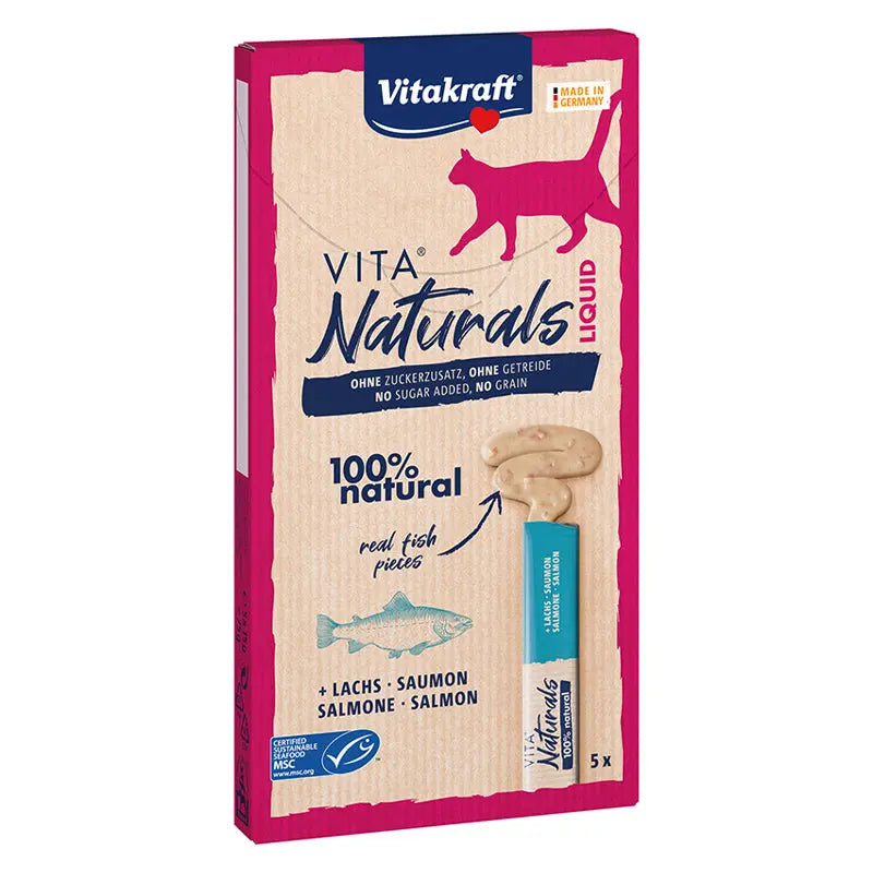 Vita Naturals Liquid snack laks 5x15 g