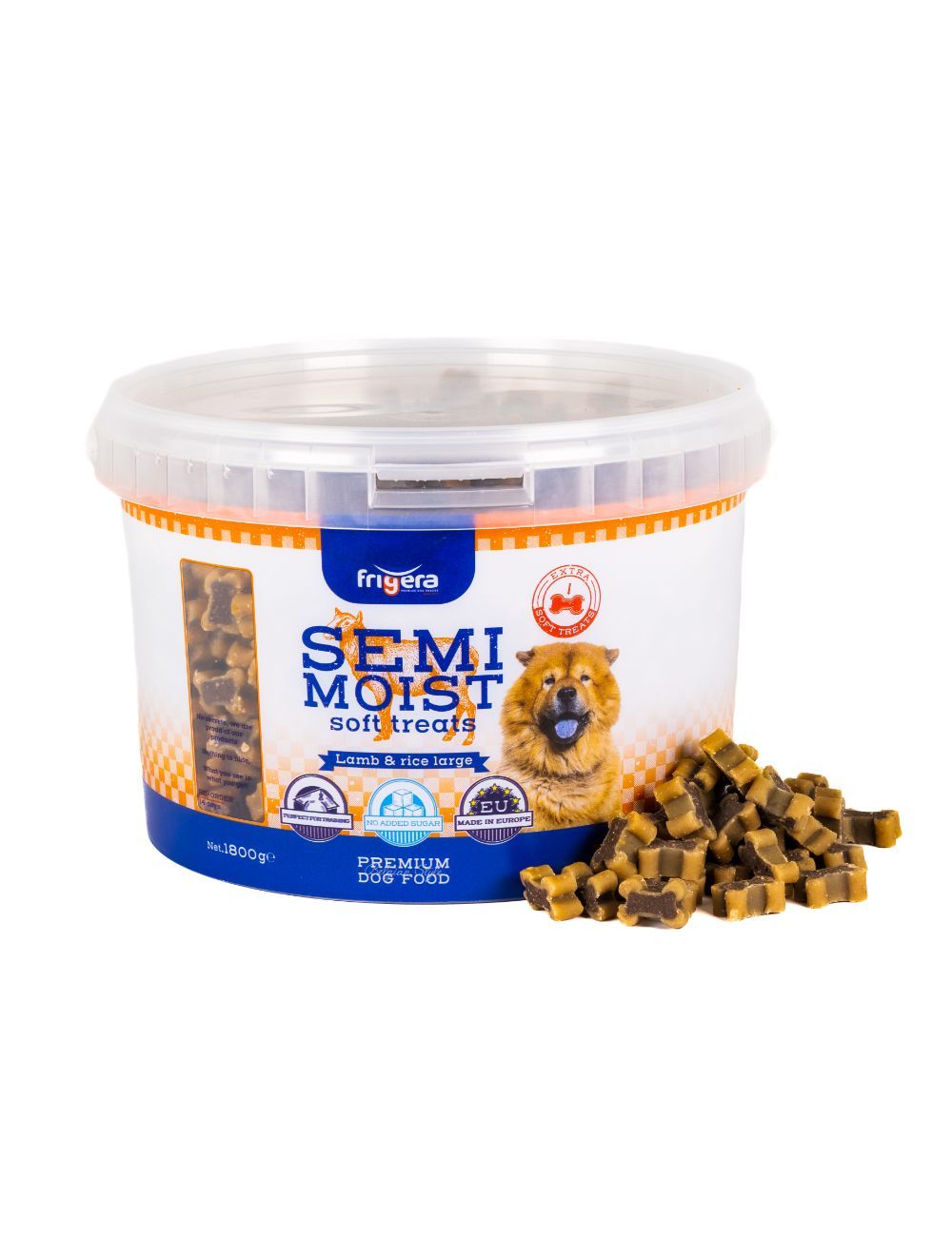 Semi-Moist Soft snack lam, ris 1800 g