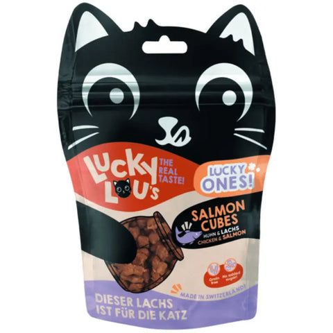 Cubes 80 g laks, kylling