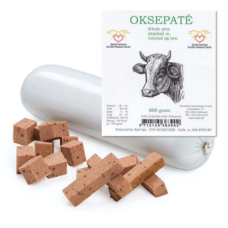 Paté pølsem/ben okse 800 g