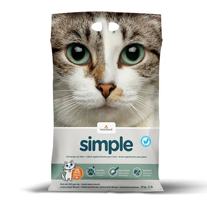 Simple Kattegrus Finkornet Uden Duft 10 kg